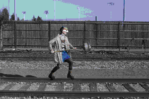 Captain Panaroid with a Full Head of Steam